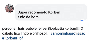 Depoimento Bioplastia Capilar Korban