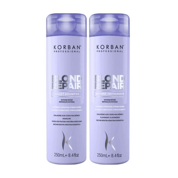Kit Shampoo e Condicionador Matizador Repair Blond 250ml