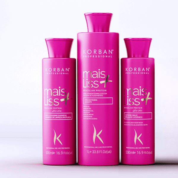 Kit Mais Liss Korban Professional Alisamento Orgânico