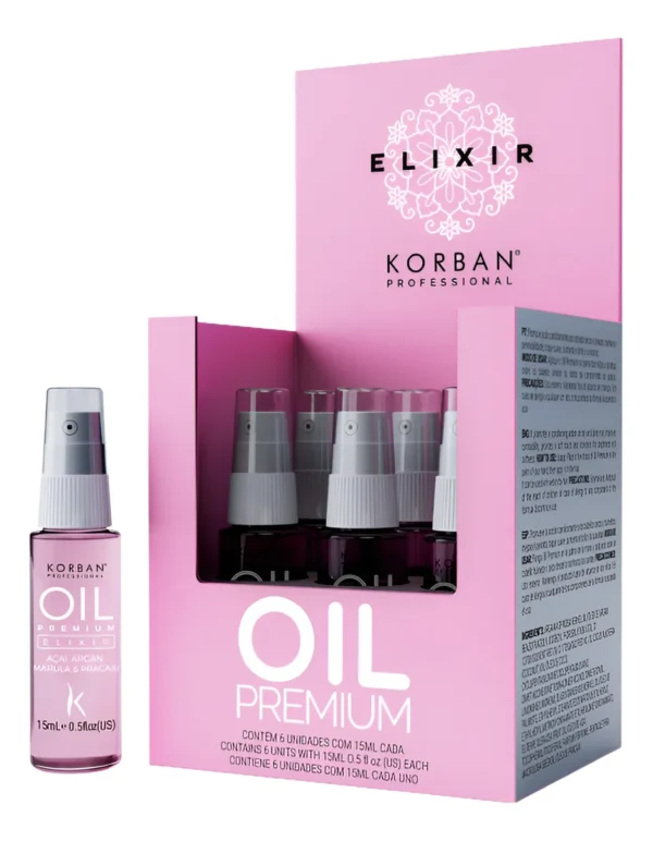 Oil Premium Elixir de Óleos 15ml - 6 unidades