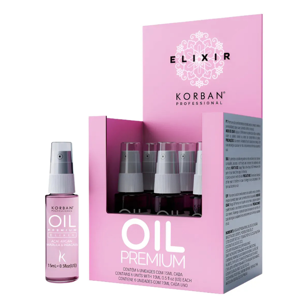 Oil Premium Elixir de Óleos 15ml - 6 unidades