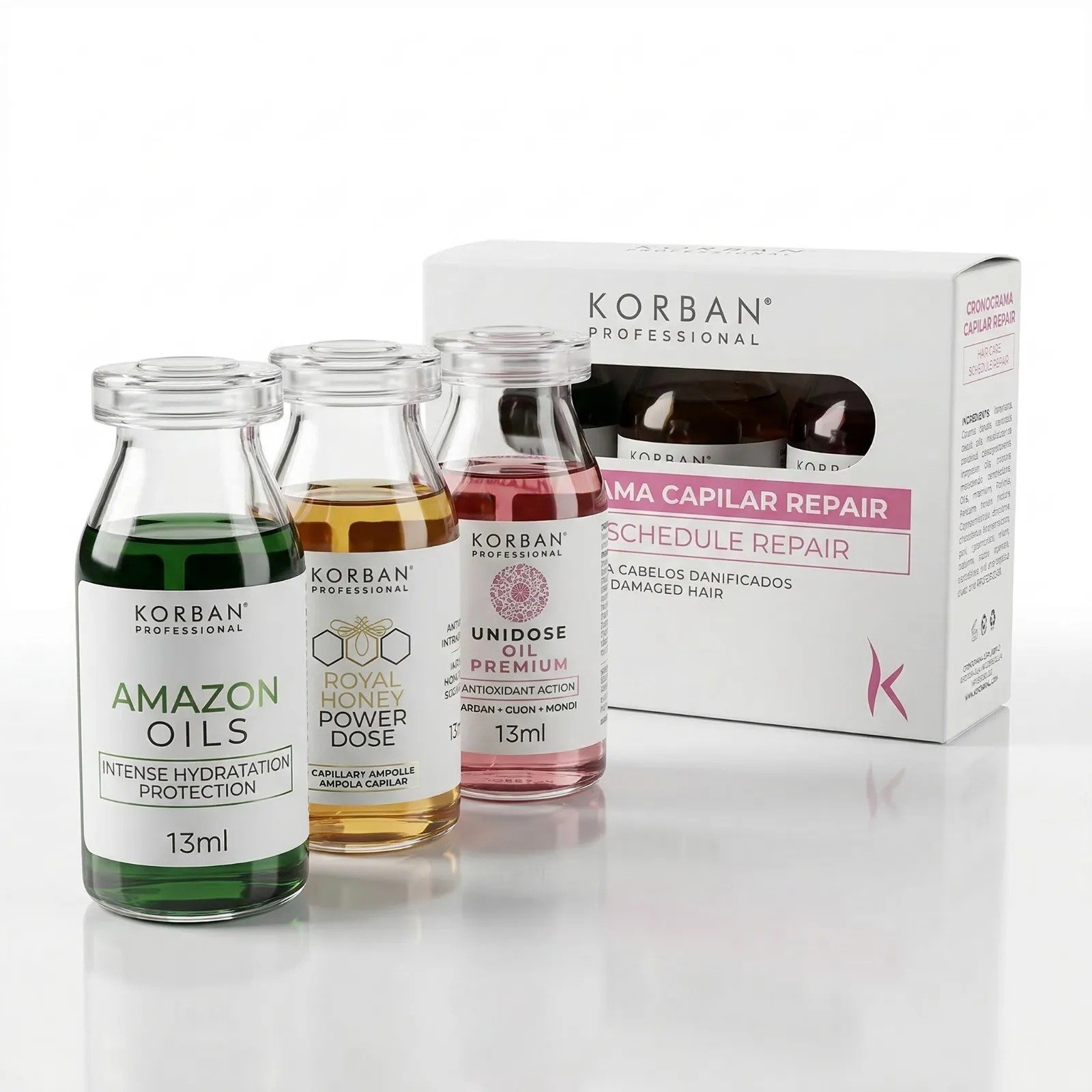 Cronograma Capilar Repair Korban – Hidratação, Nutrição e Reparação