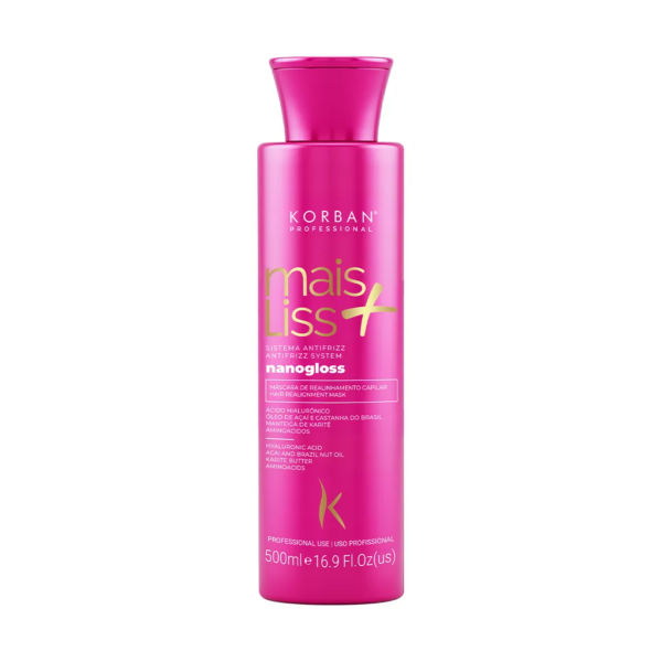 Alisante Mais Liss Nanogloss 500ml Korban Professional