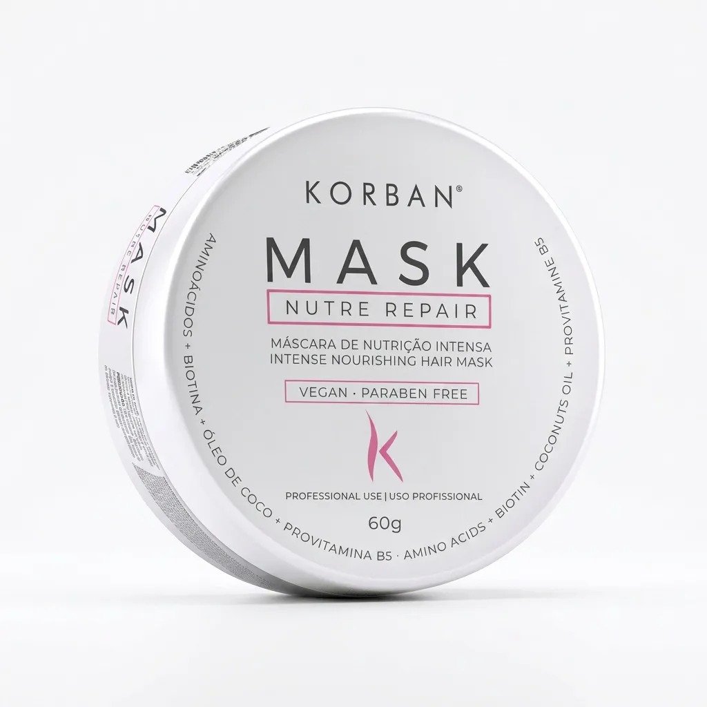 Mask Nutre Repair 60g – Máscara de Nutrição Capilar Korban - Imagem 2
