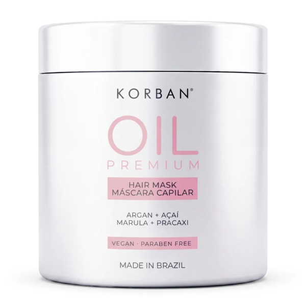 Mask Oil Premium 500g Korban – máscara de nutrição capilar