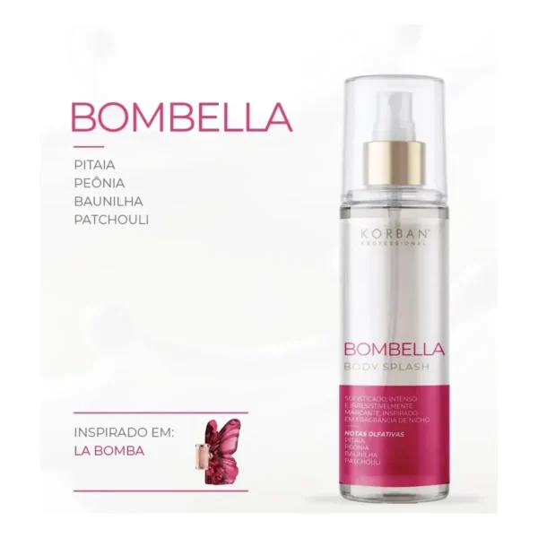 Body Spash Bombella 220ml Korban Professional